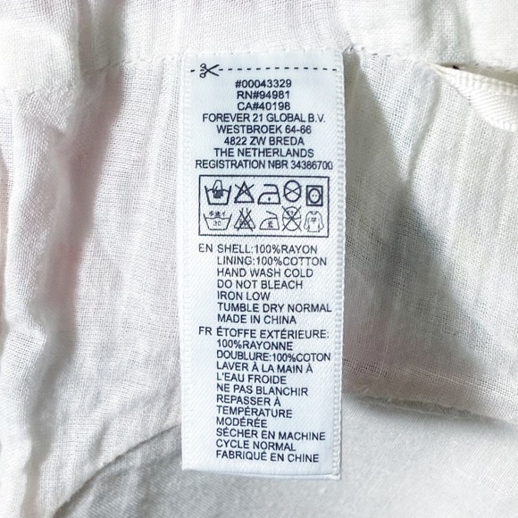 Forever 21 Floral Zip Up Bralette Padded Medium - Picture 6 of 7